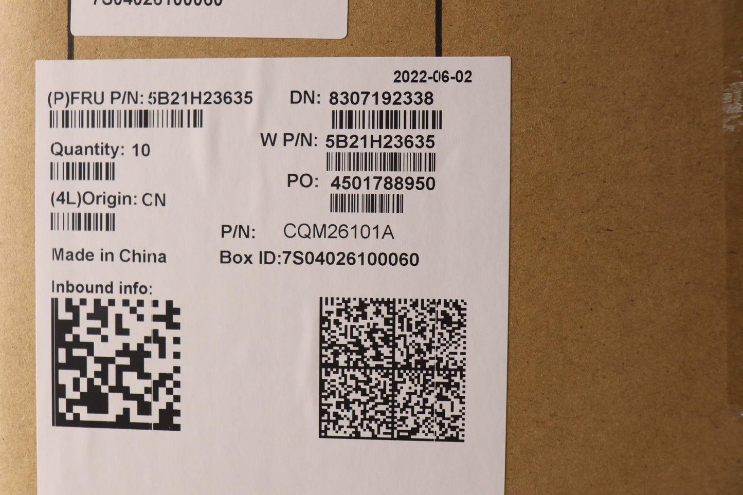 Lenovo Motherboard W82RA, R7-5700U, UMA Graphics, 8GB RAM - 5B21H23635