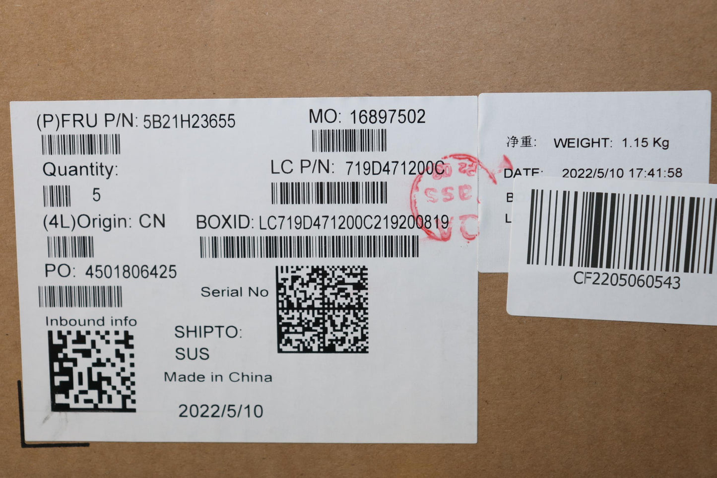 Lenovo Bdplanar Mb L82Rn Nok R55625U_ - 5B21H23655