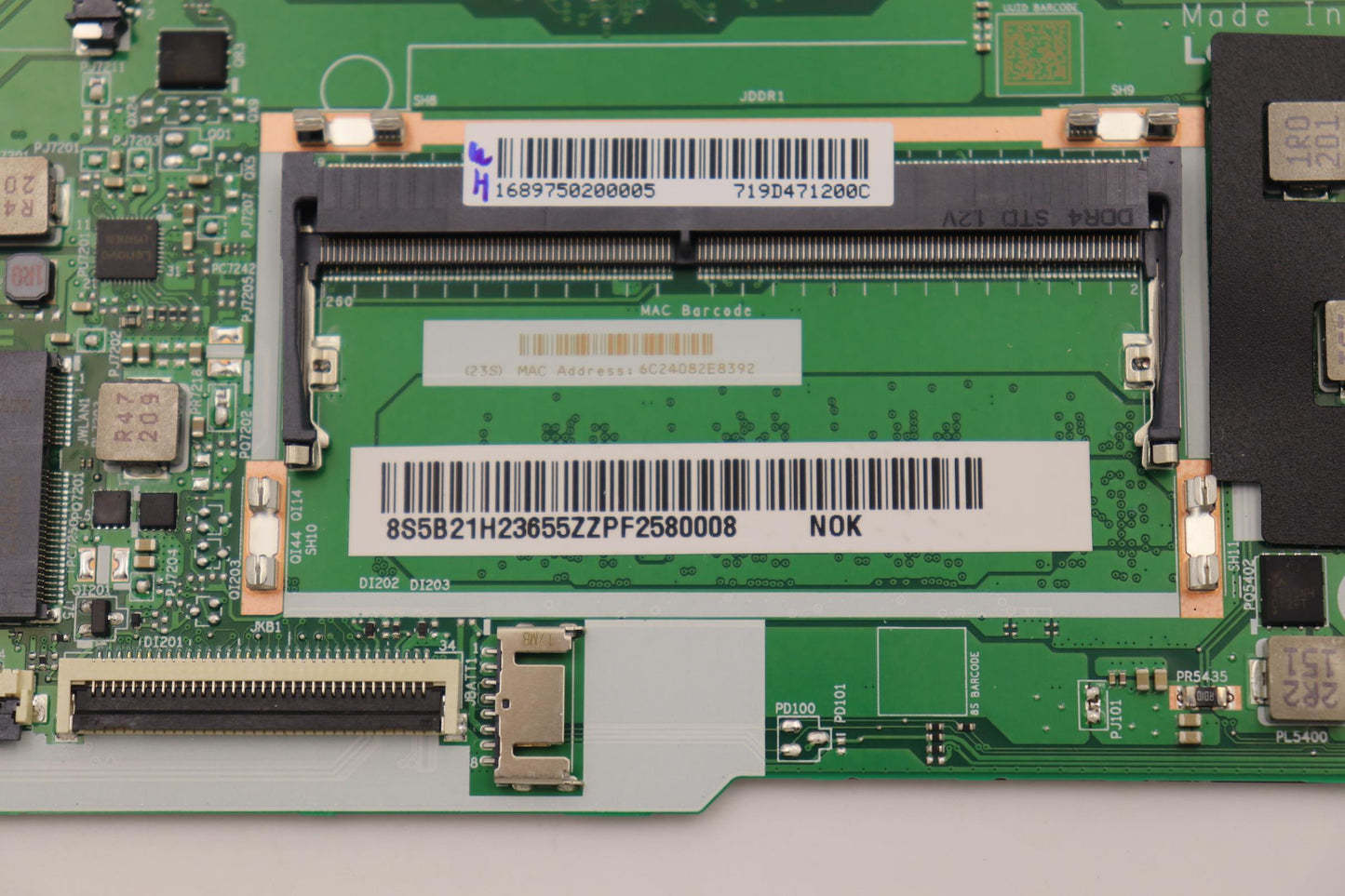 Lenovo Bdplanar Mb L82Rn Nok R55625U_ - 5B21H23655