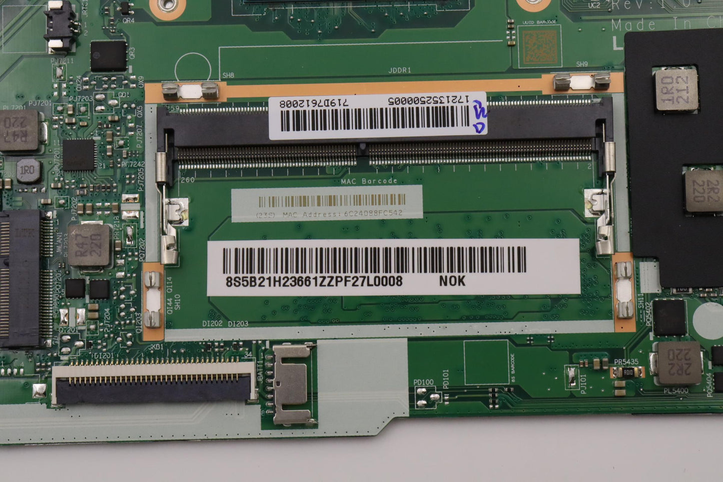 Lenovo Bdplanar Mbl82Tvnok R35425Uuma - 5B21H23661