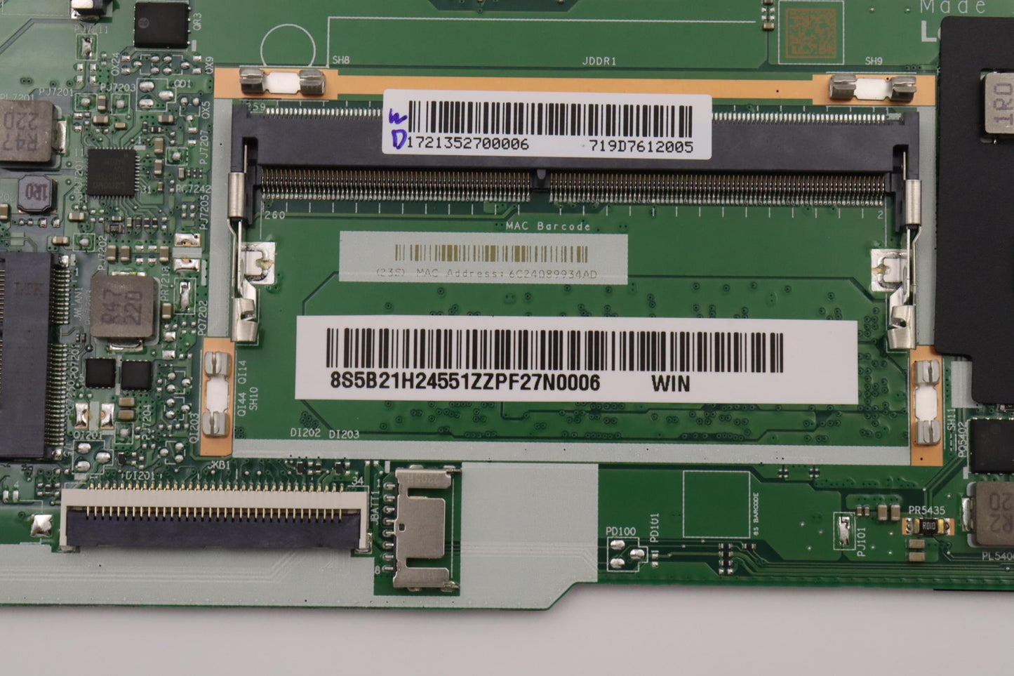 Lenovo Bdplanar Mbl82Tvwin R55625Uuma - 5B21H24551