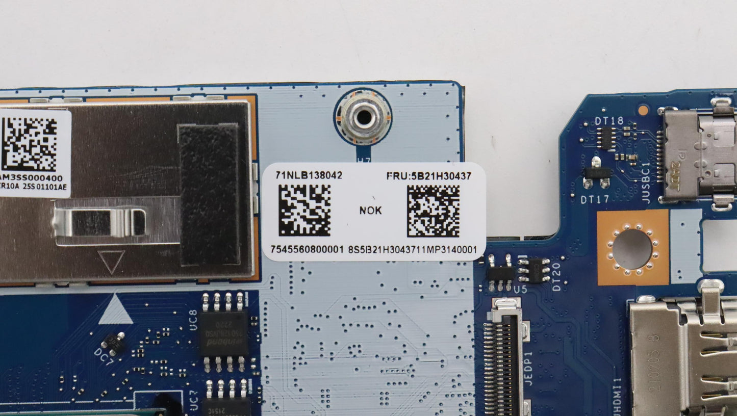 Lenovo Bdplanar Mbc82Sh Nok I7126Uma1 - 5B21H30437