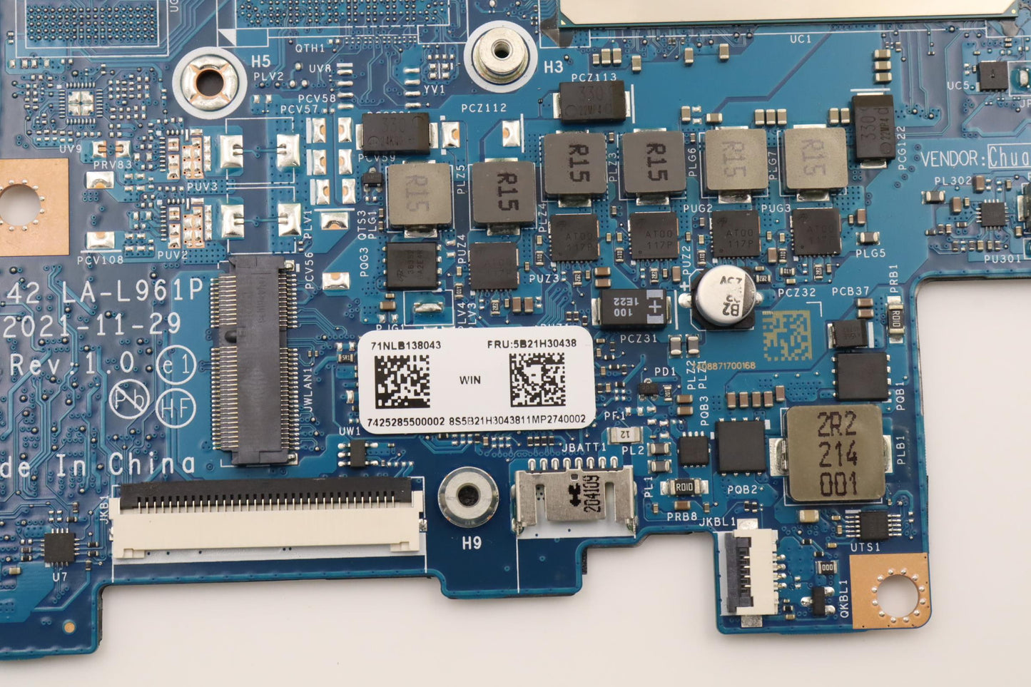 Lenovo Bdplanar Mbc82Sh Win I7126Uma1 - 5B21H30438