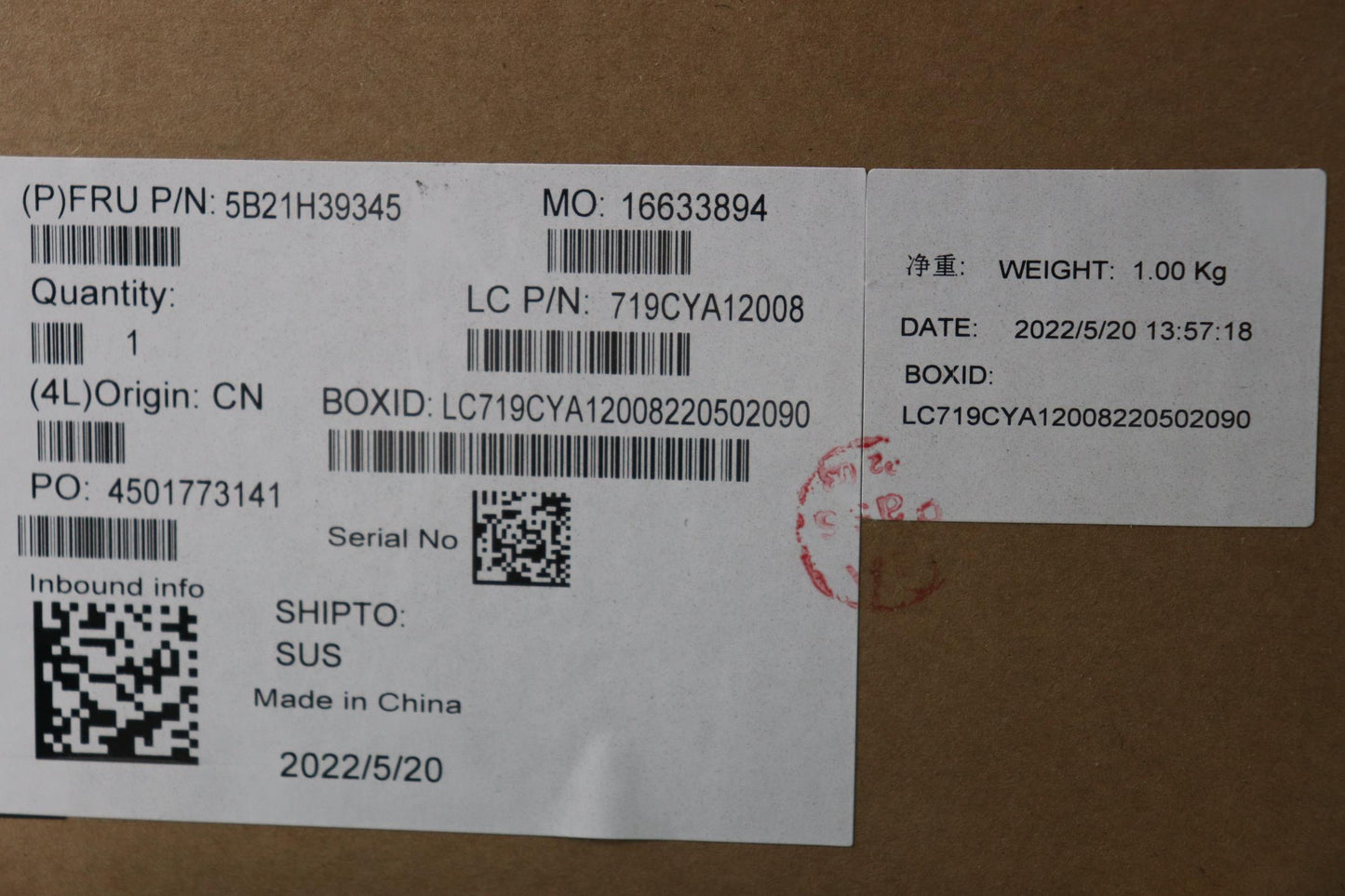 Lenovo Bdplanar Mbl82Rbwin I712700H_R - 5B21H39345