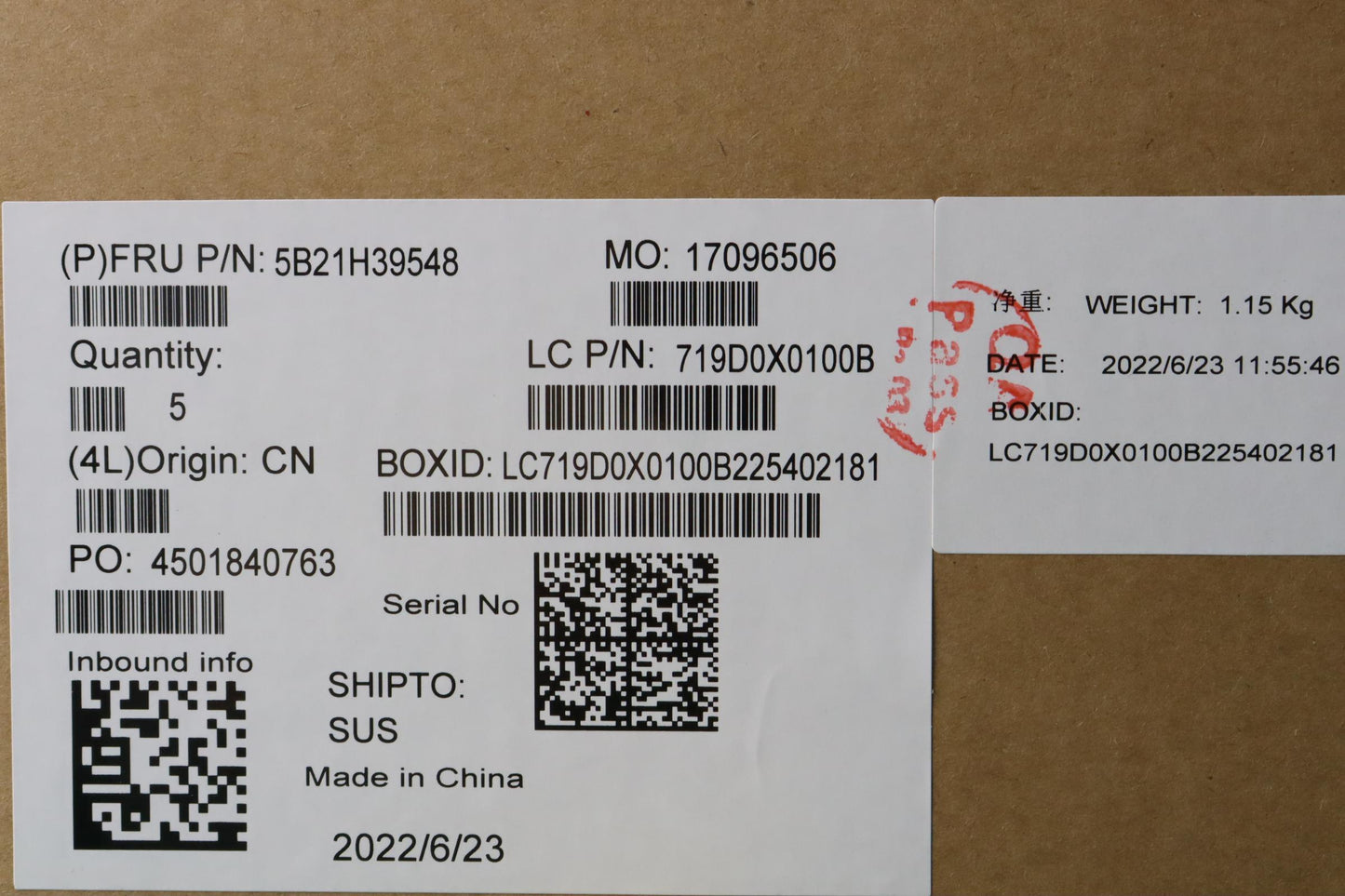 Lenovo Bdplanar Mbfru R3 5400U,Win,Nd - 5B21H39548
