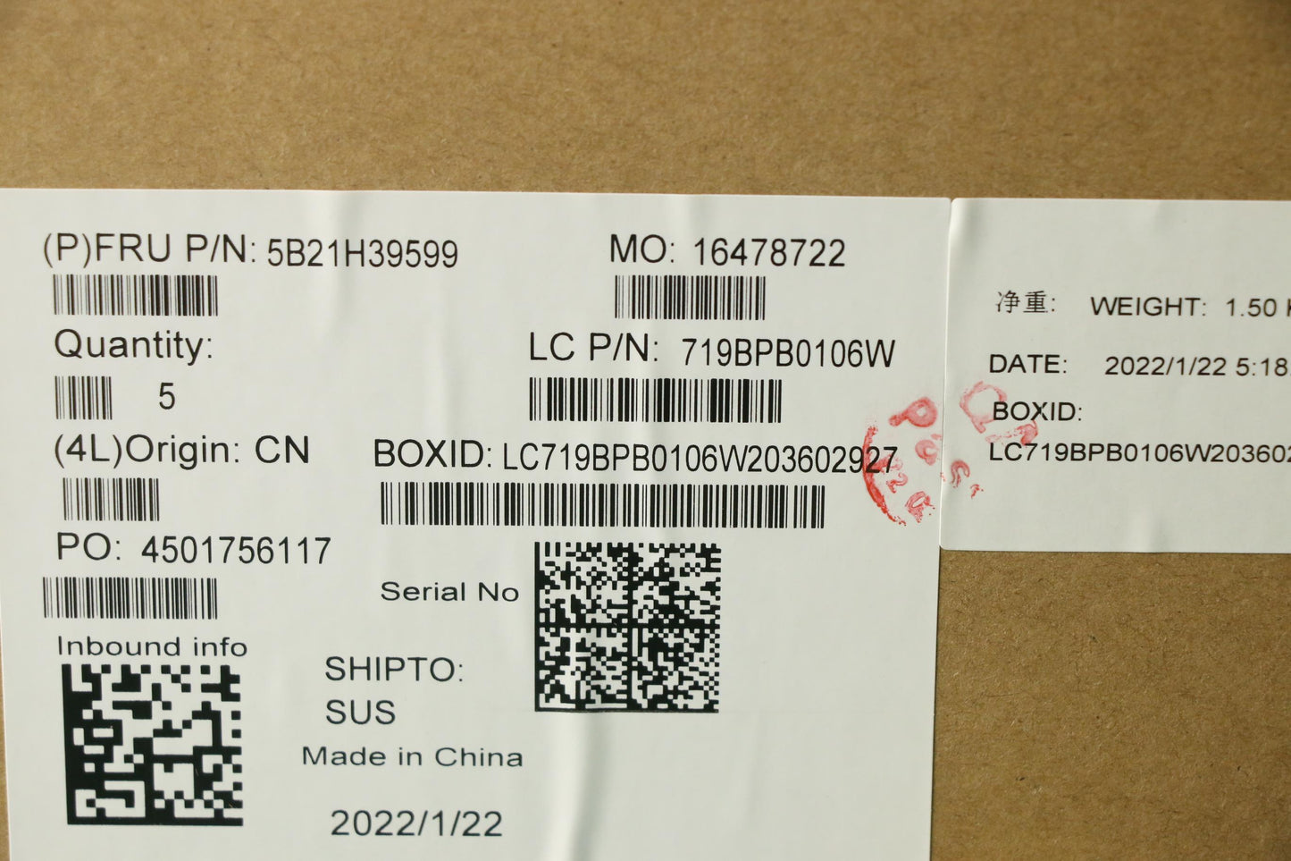 Lenovo FL i3-1115G4 UMA SSD New for Windows - 5B21H39599