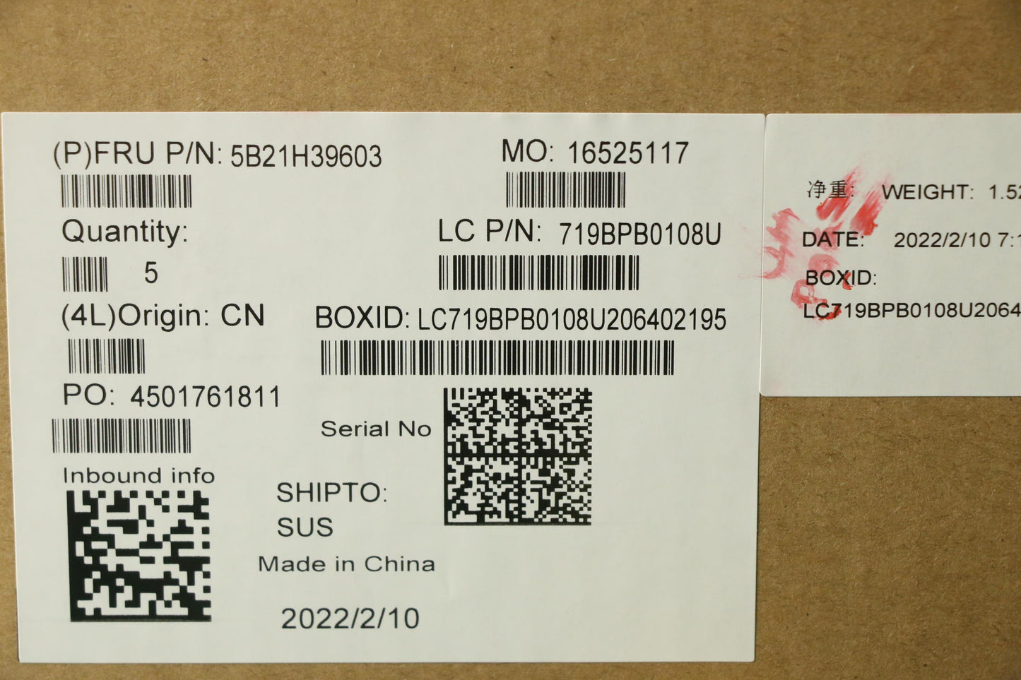 Lenovo Bdplanar Fl-I5-1135G7Umassdnen - 5B21H39603