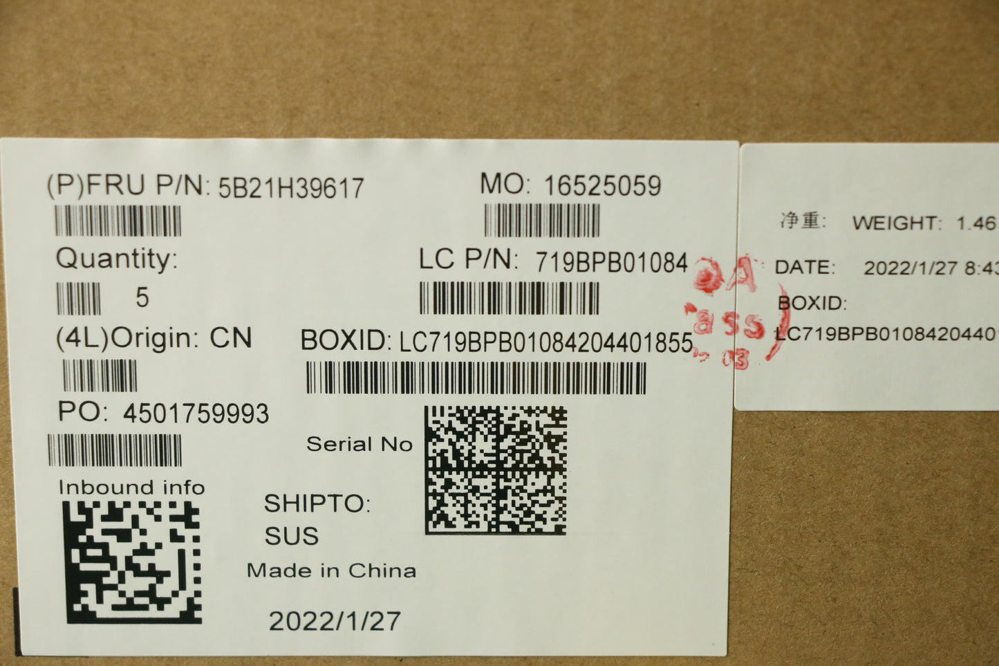 Lenovo Bdplanar Fl-I5-1135G7Umahddnew - 5B21H39617