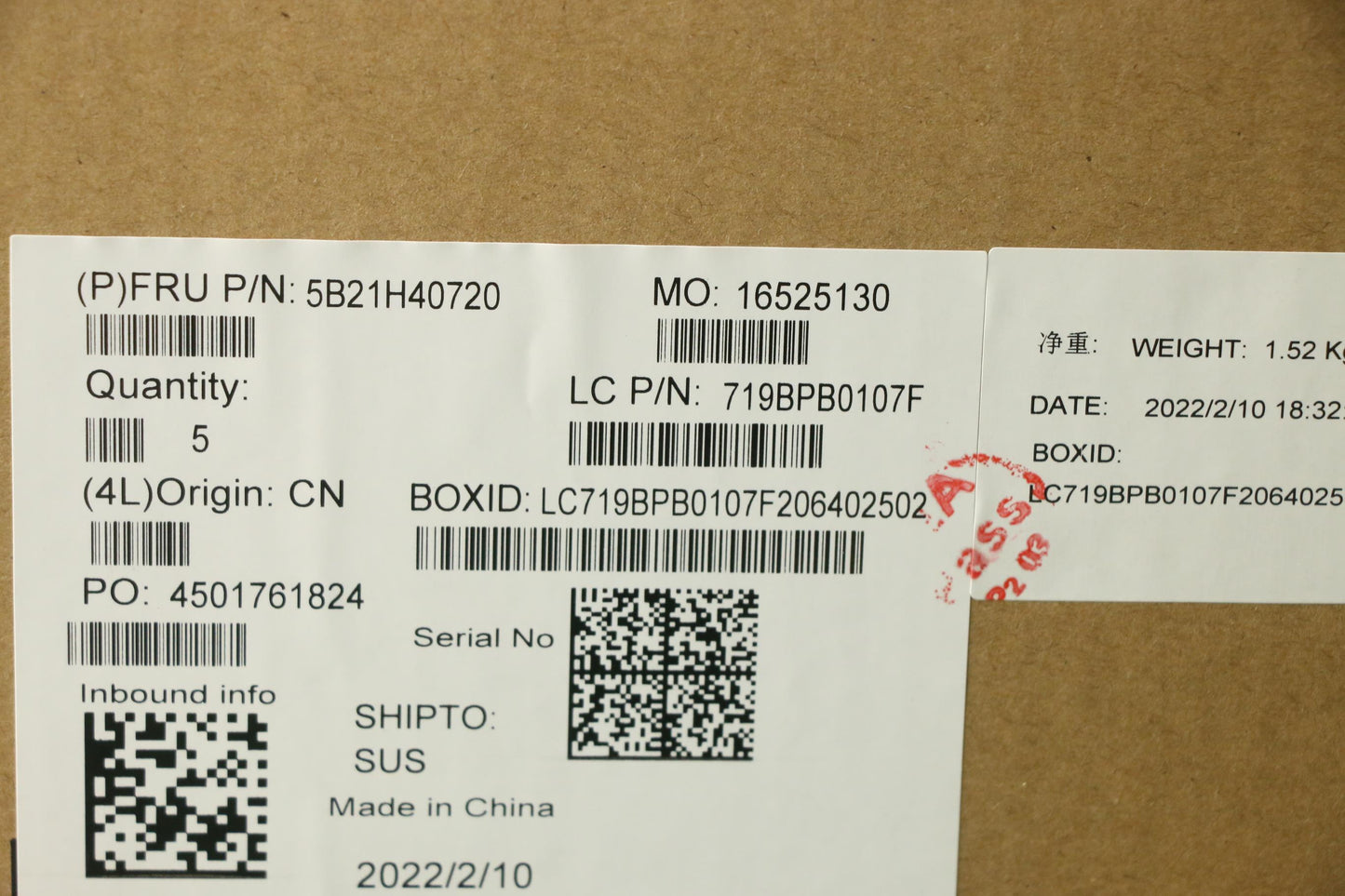 Lenovo Bdplanar Fl-I5-1135G7Umassdnew - 5B21H40720