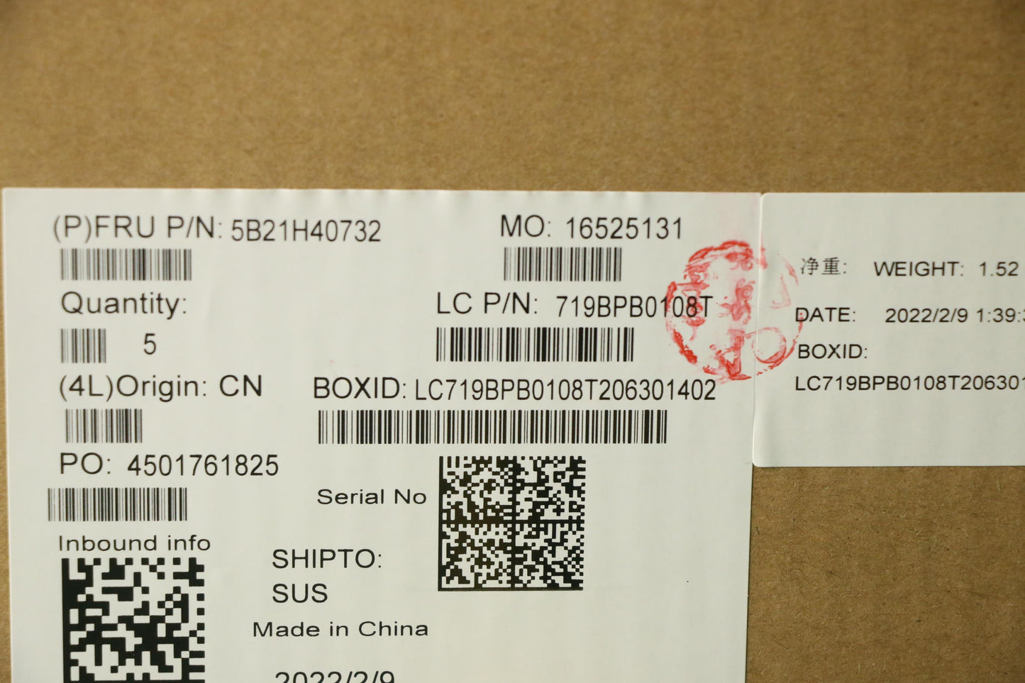 Lenovo Bdplanar Fl-I7-1165G7Umassdnew - 5B21H40732