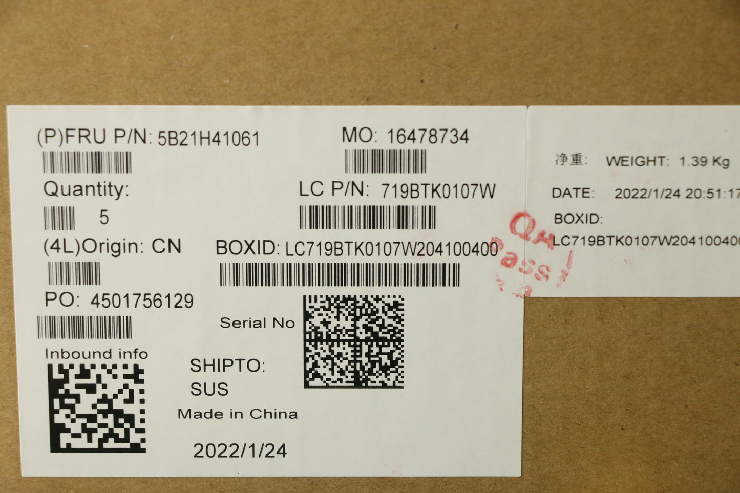 Lenovo Bdplanar I5-1135G716G210Nenokn - 5B21H41061