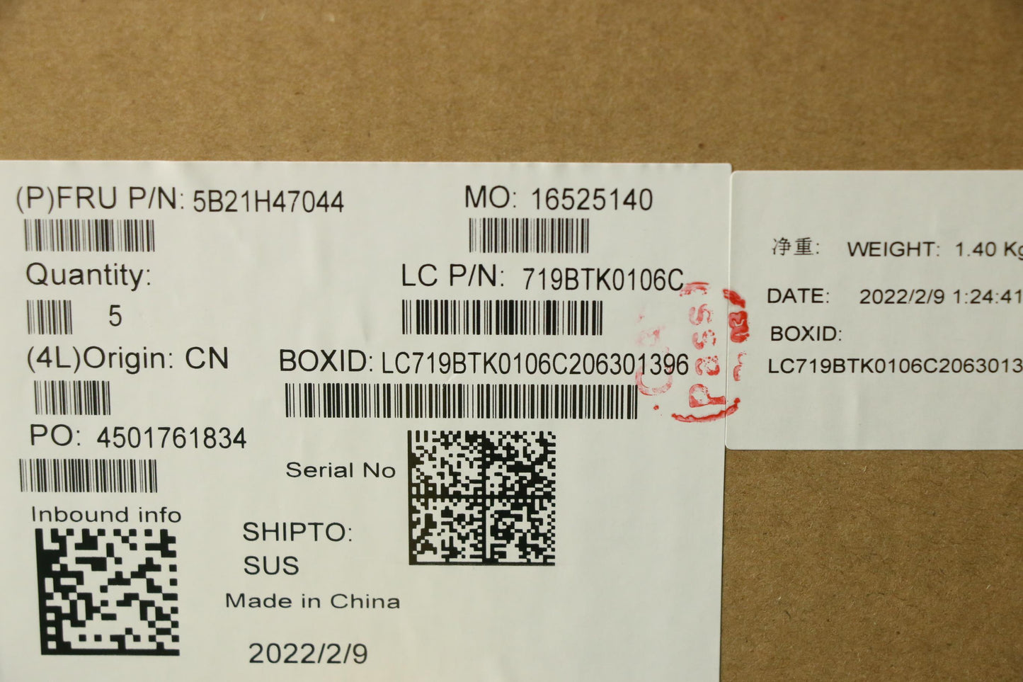 Lenovo Bdplanar I7-1165G78Gax201Nenok - 5B21H47044