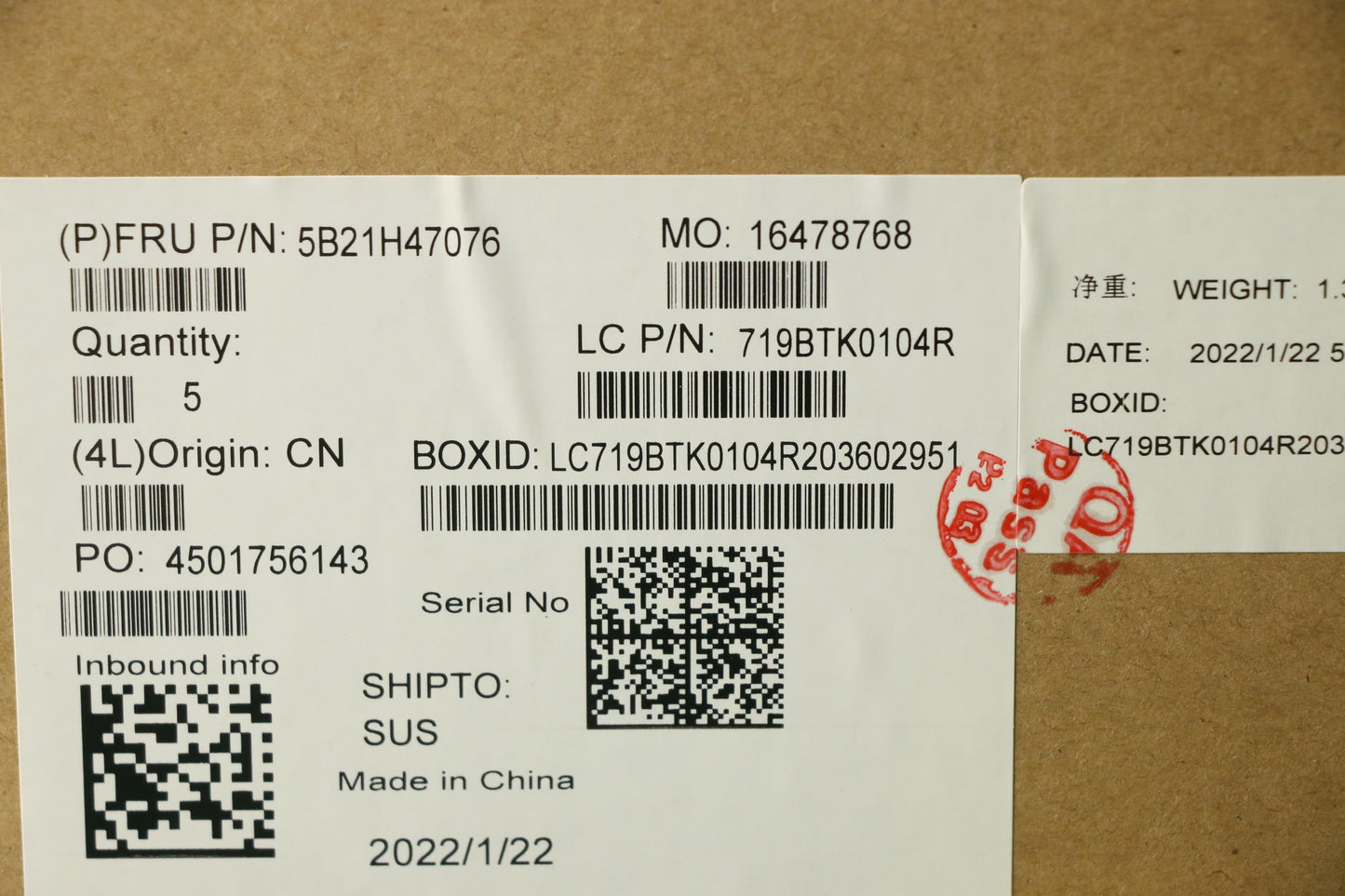 Lenovo Bdplanar I5-1145G78G201Vpnewin - 5B21H47076