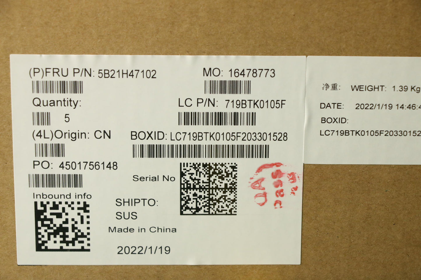 Lenovo Bdplanar I7-1185G716G201Vpnewi - 5B21H47102