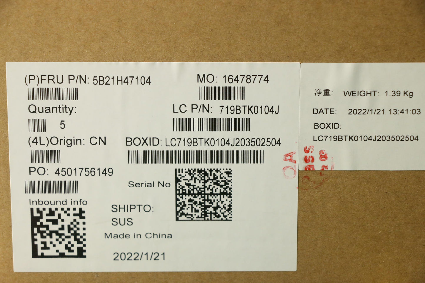 Lenovo Bdplanar I7-1185G716G201Vpneno - 5B21H47104