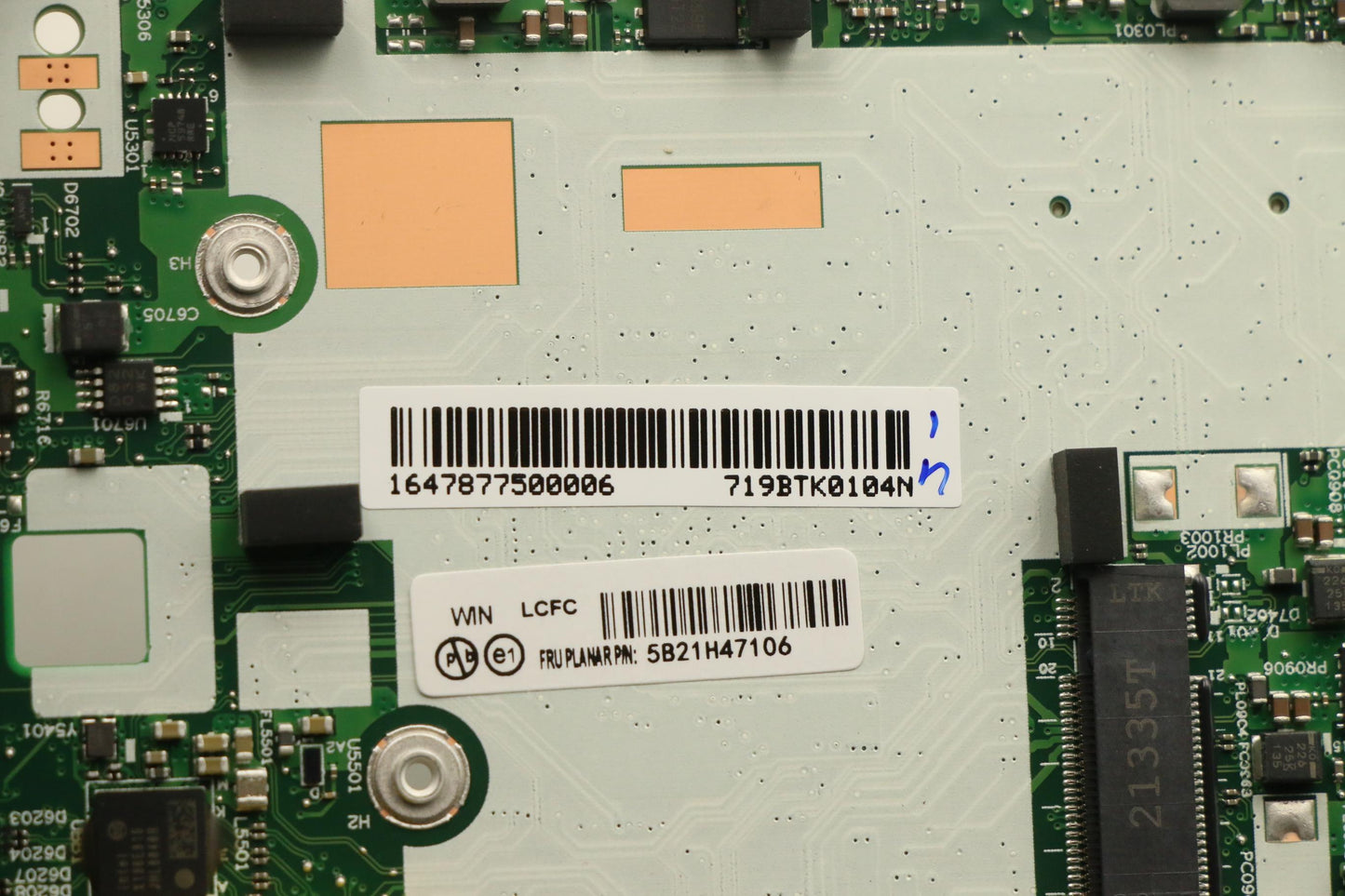 Lenovo Bdplanar I7-1185G716G201Vpnewi - 5B21H47106
