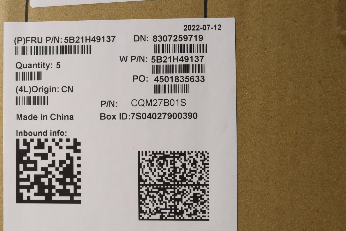 Lenovo Bdplanar R5Pro 5675U,8Grz616Yd - 5B21H49137