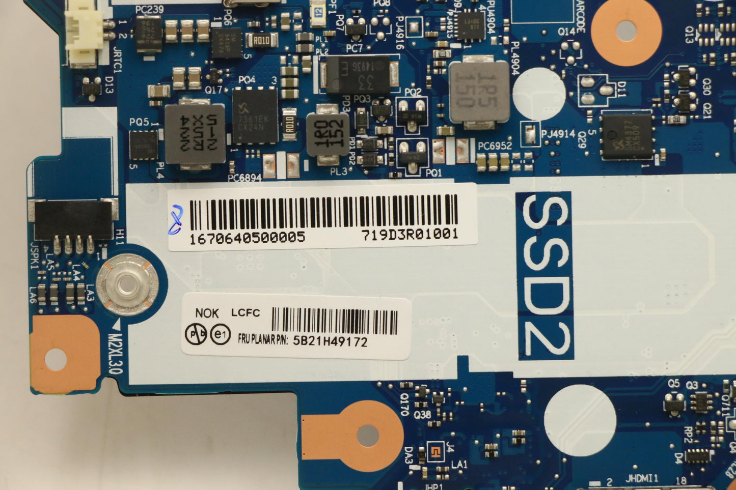 Lenovo Bdplanar Fru R3 5425U 8G Nok,N - 5B21H49172