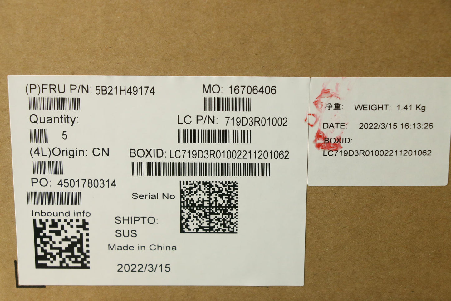 Lenovo Bdplanar Fru R5 5625U 8G Nok,N - 5B21H49174