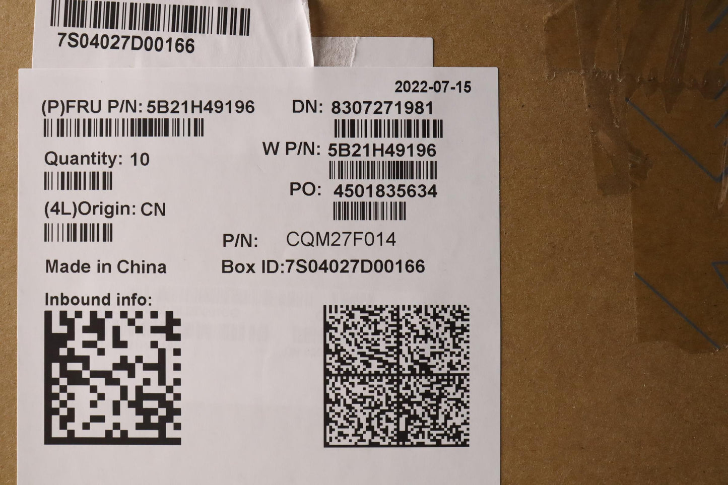 Lenovo Bdplanar Fl R3 5425U,Npl,Win,N - 5B21H49196