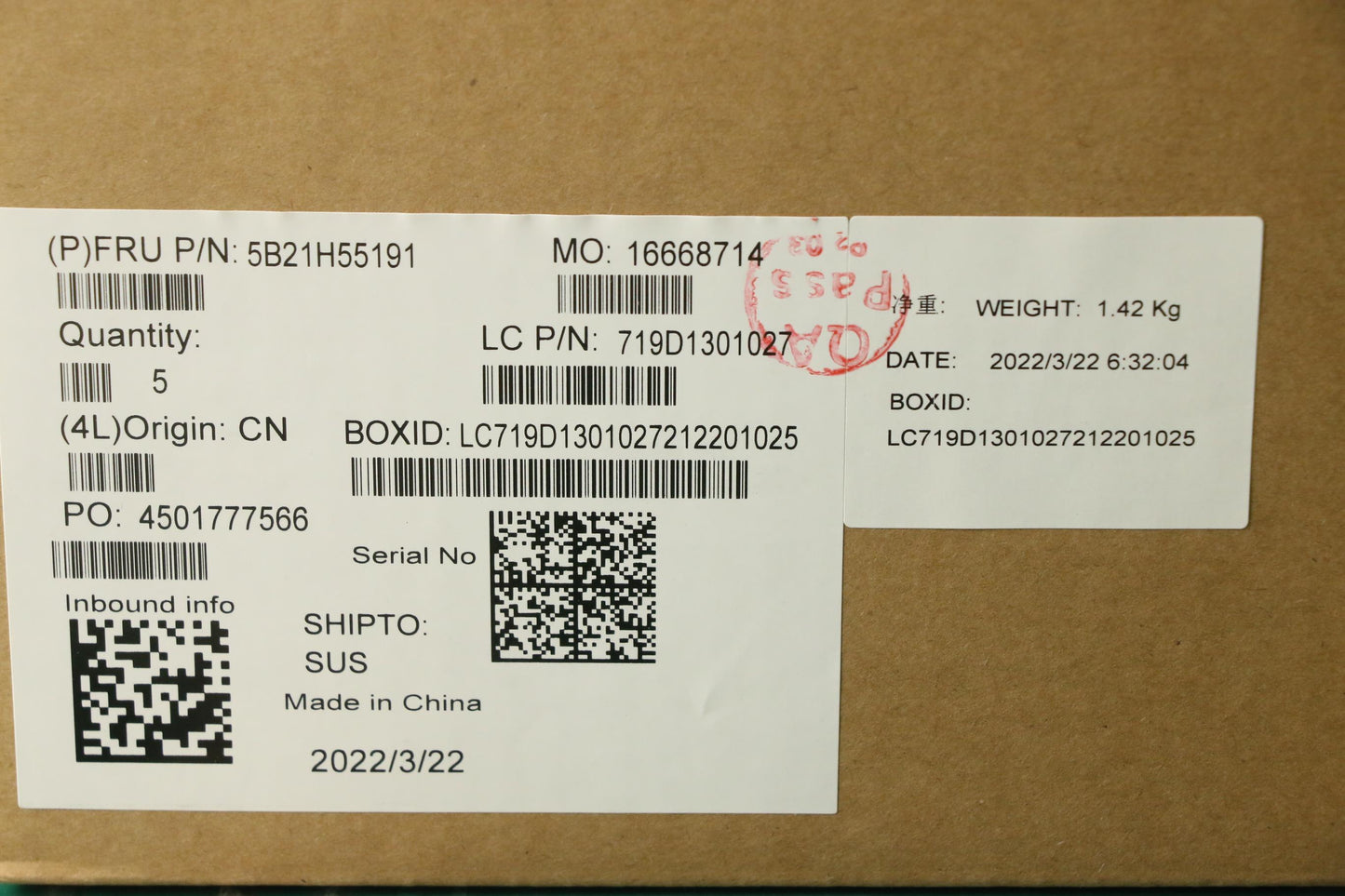 Lenovo Bdplanar I7-1165G78Gqn20Ax210N - 5B21H55191