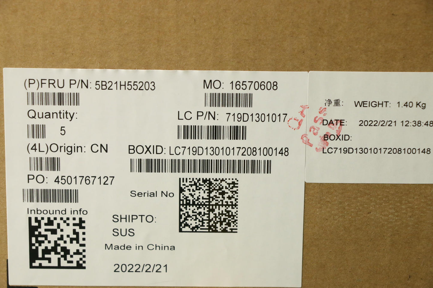 Lenovo Bdplanar I7-1165G7,8G,Ax201Nen - 5B21H55203