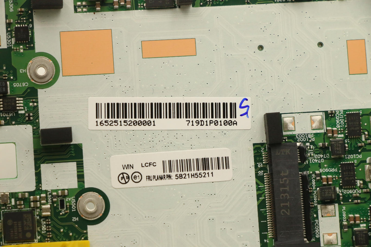Lenovo Bdplanar I7-1165G7,16Gax210New - 5B21H55211