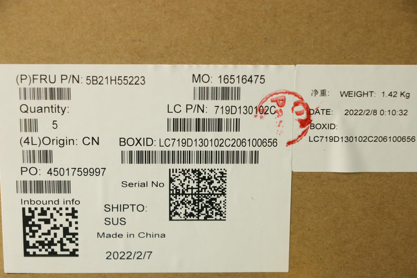 Lenovo Bdplanar I7-1165G716Gqn20Ne210 - 5B21H55223