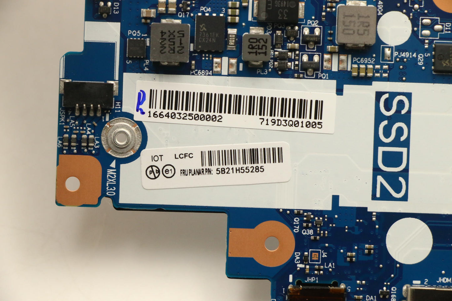 Lenovo BDPLANAR Motherboard, R5 5625U, 8MB Cache - 5B21H55285