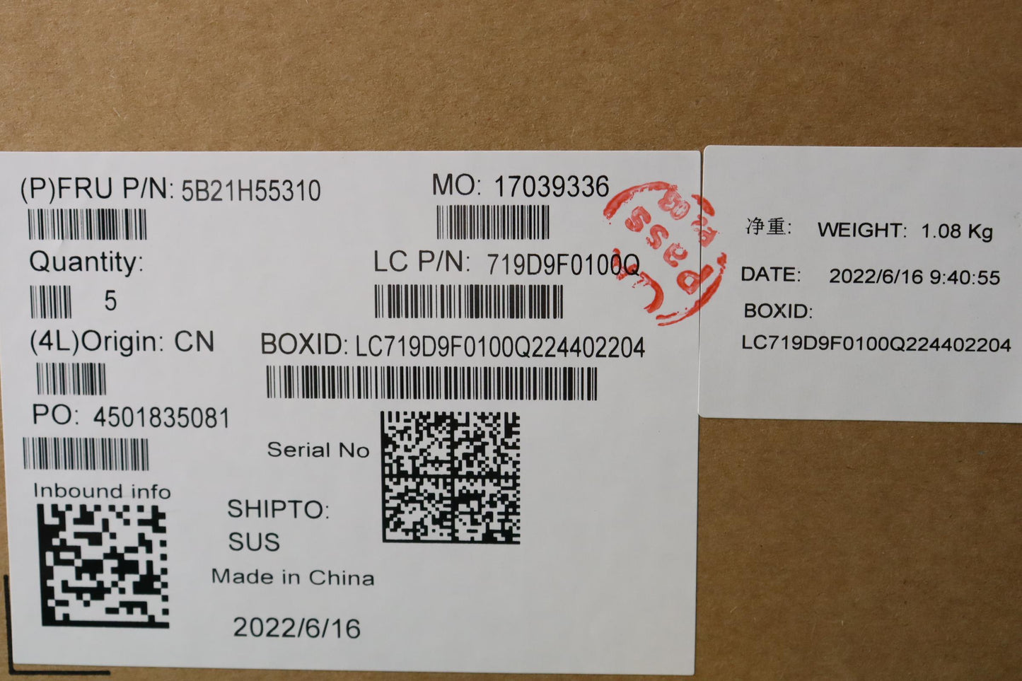 Lenovo Bdplanar I51235U,8G,Ax211Winna - 5B21H55310