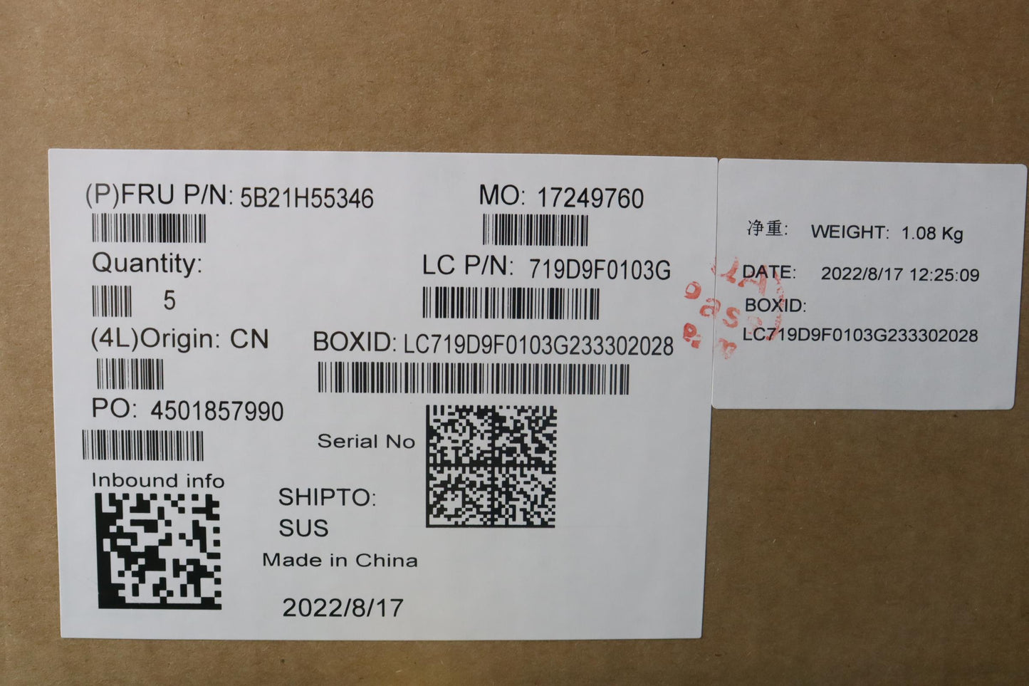 Lenovo Bdplanar I7-1260P,16G,Ax211Win - 5B21H55346