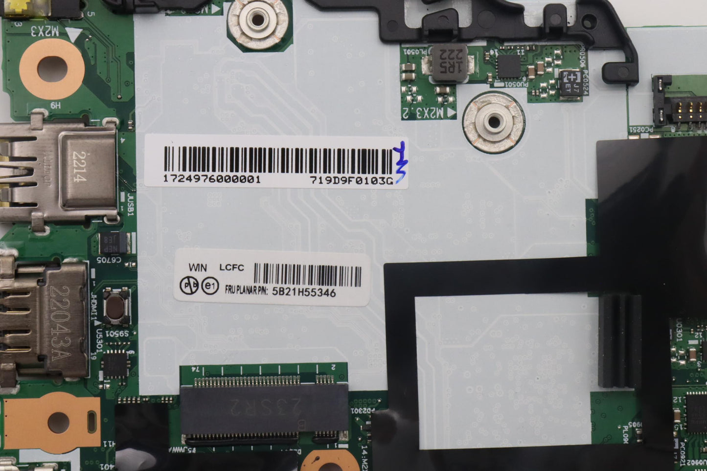 Lenovo Bdplanar I7-1260P,16G,Ax211Win - 5B21H55346