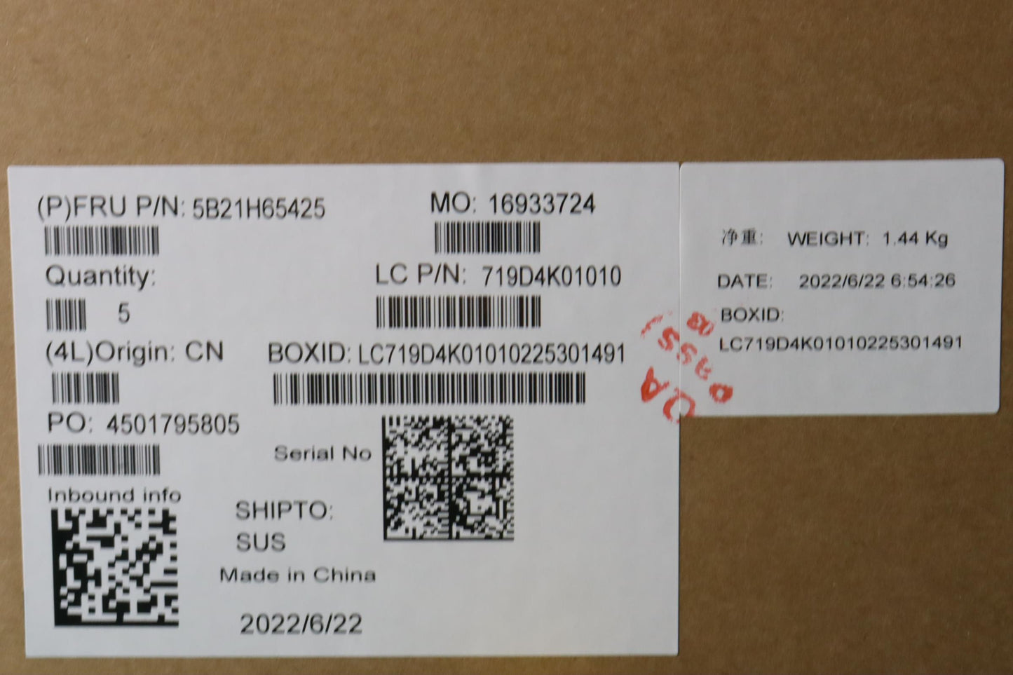 Lenovo Bdplanar I51240P,8G,Qn20Ax211W - 5B21H65425