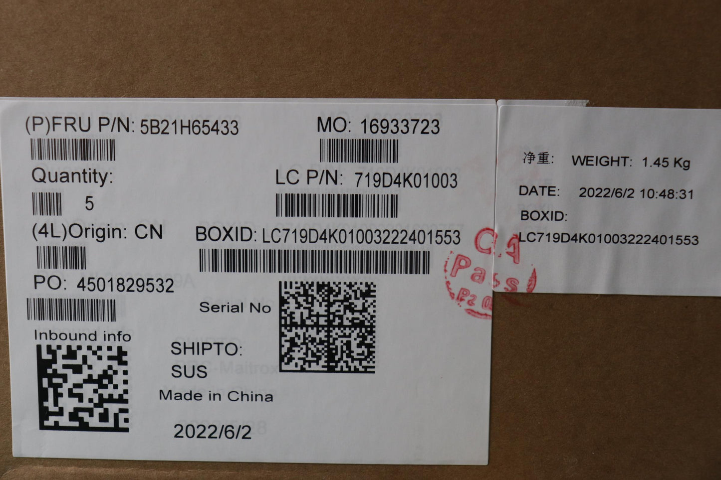 Lenovo Bdplanar I71260P,8G,Qn20Ax211W - 5B21H65433
