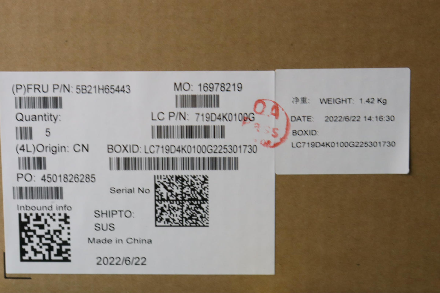 Lenovo Bdplanar I71260P,16Gqn20Ax211N - 5B21H65443