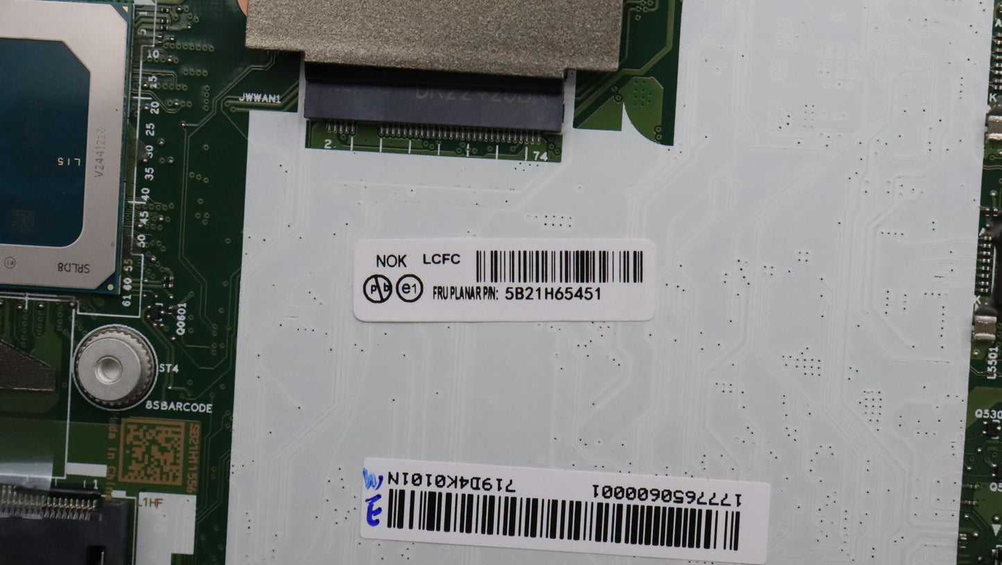 Lenovo Bdplanar I51250Pvp8Gqn20211Vpn - 5B21H65451