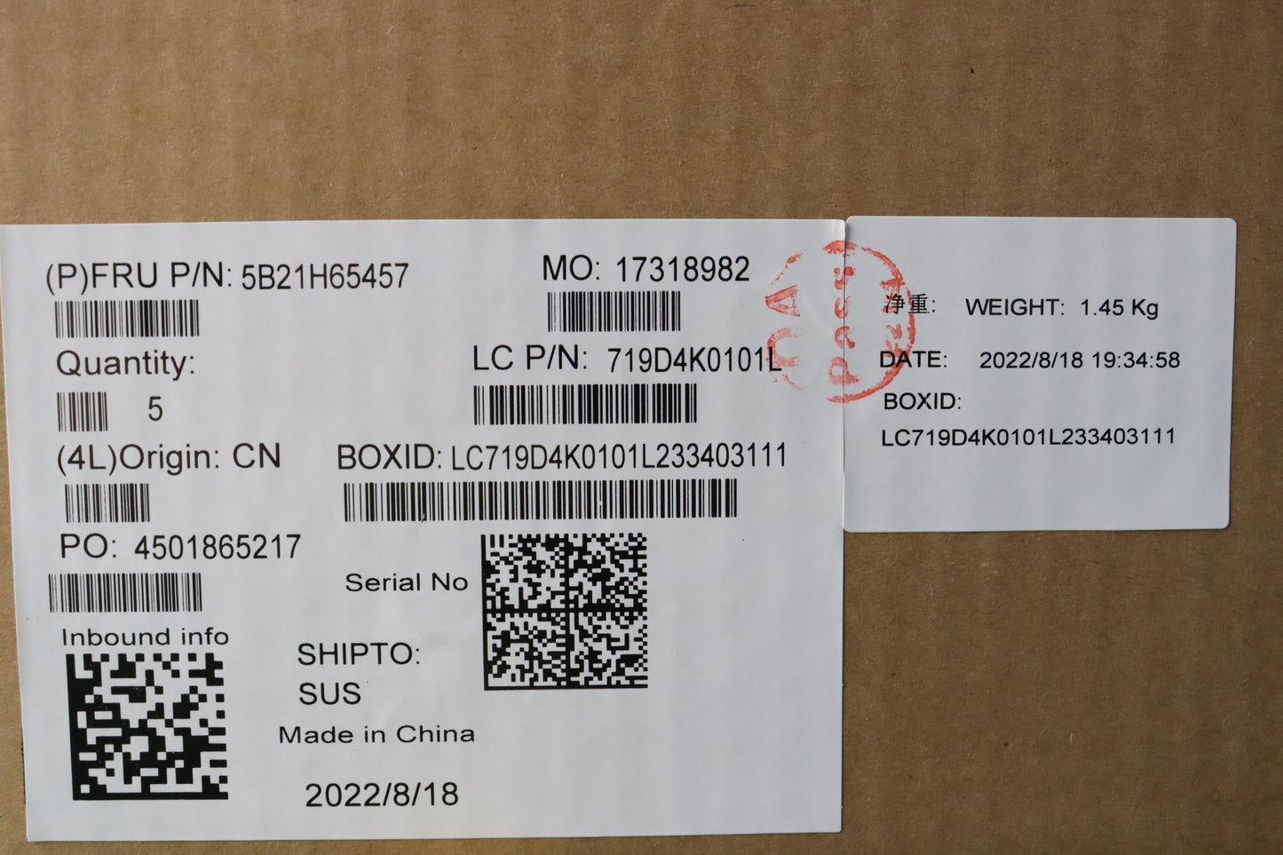 Lenovo Bdplanar I71270Pvp8Gqn20211Vpw - 5B21H65457