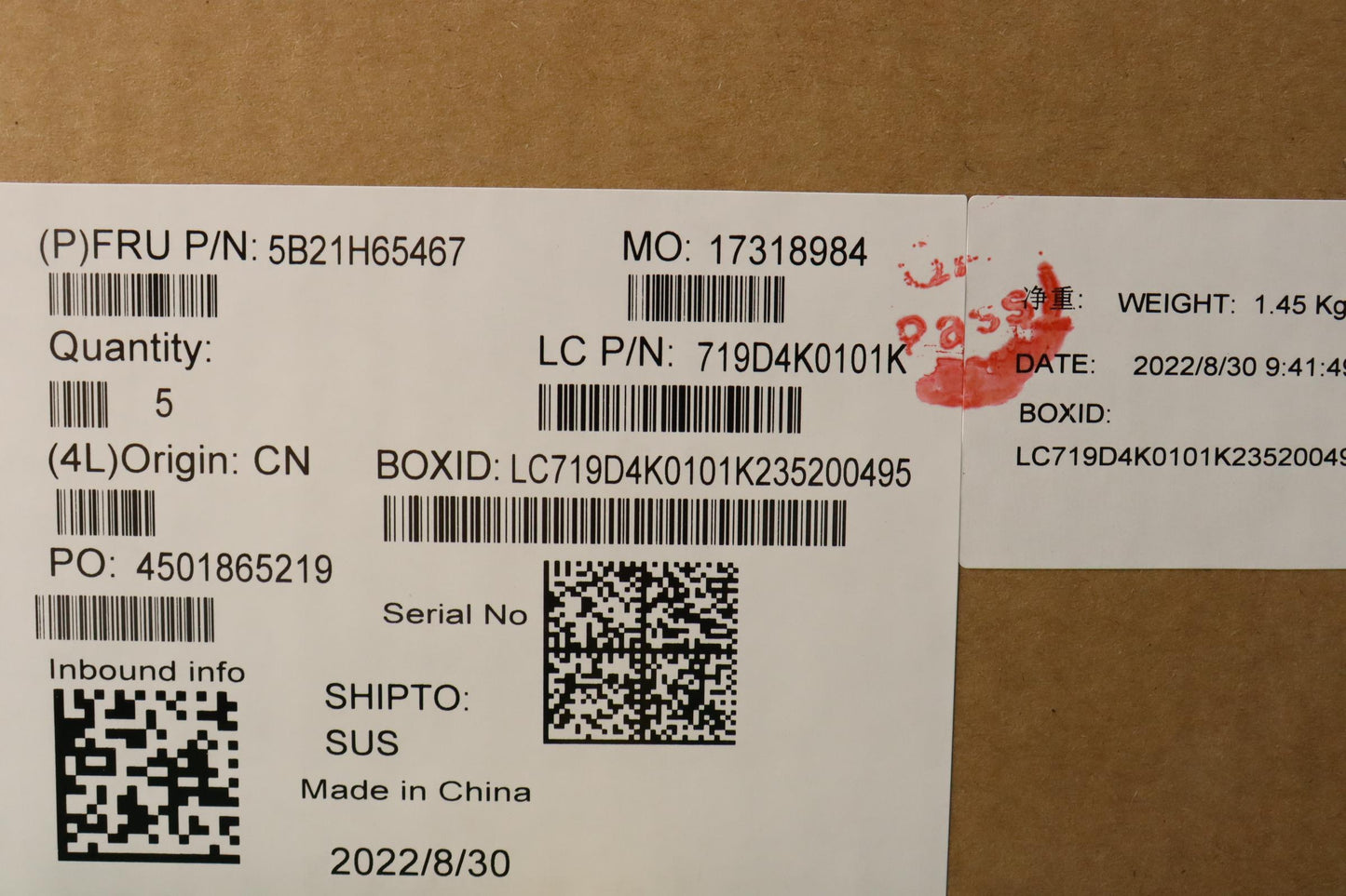 Lenovo Bdplanar I71270Pvp16Gqn20211Vp - 5B21H65467