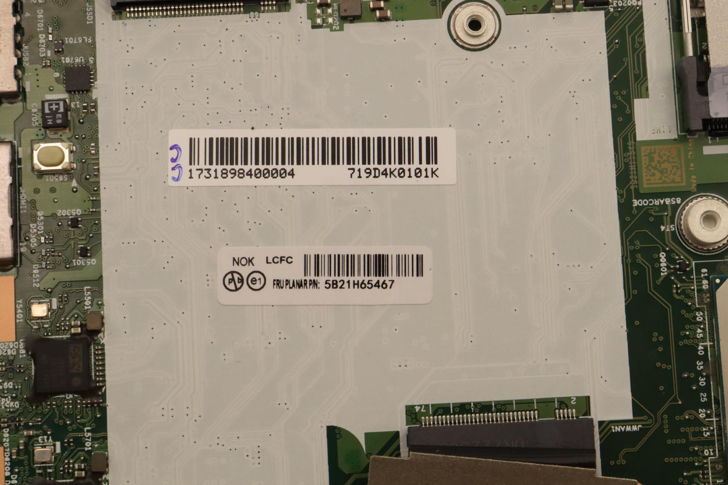 Lenovo Bdplanar I71270Pvp16Gqn20211Vp - 5B21H65467