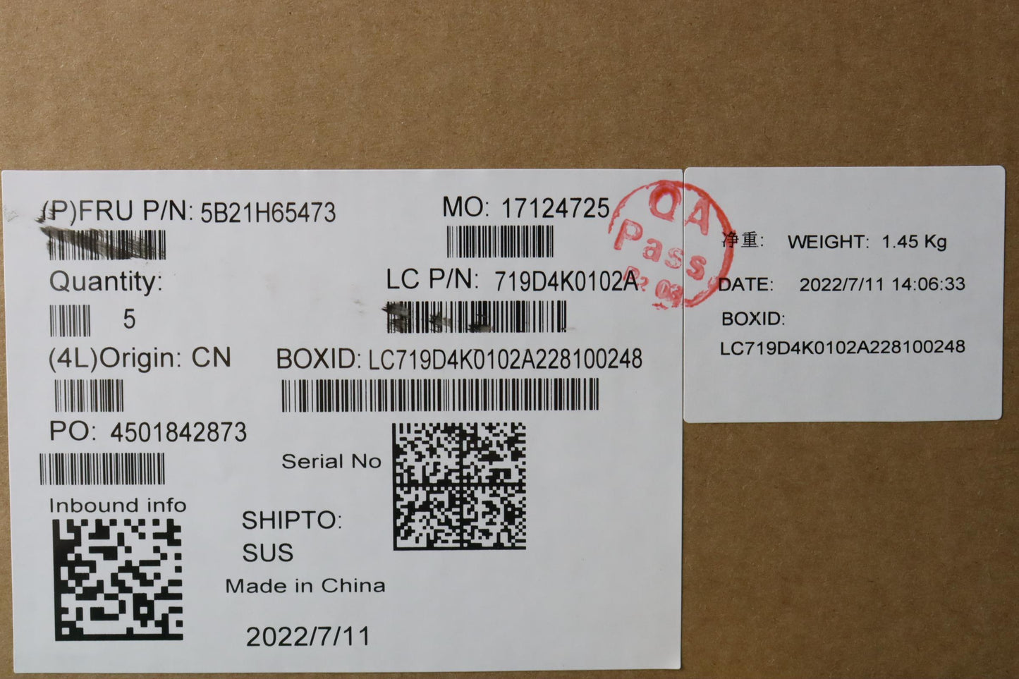Lenovo Bdplanar I71280Pvp16Gqn20211Vp - 5B21H65473