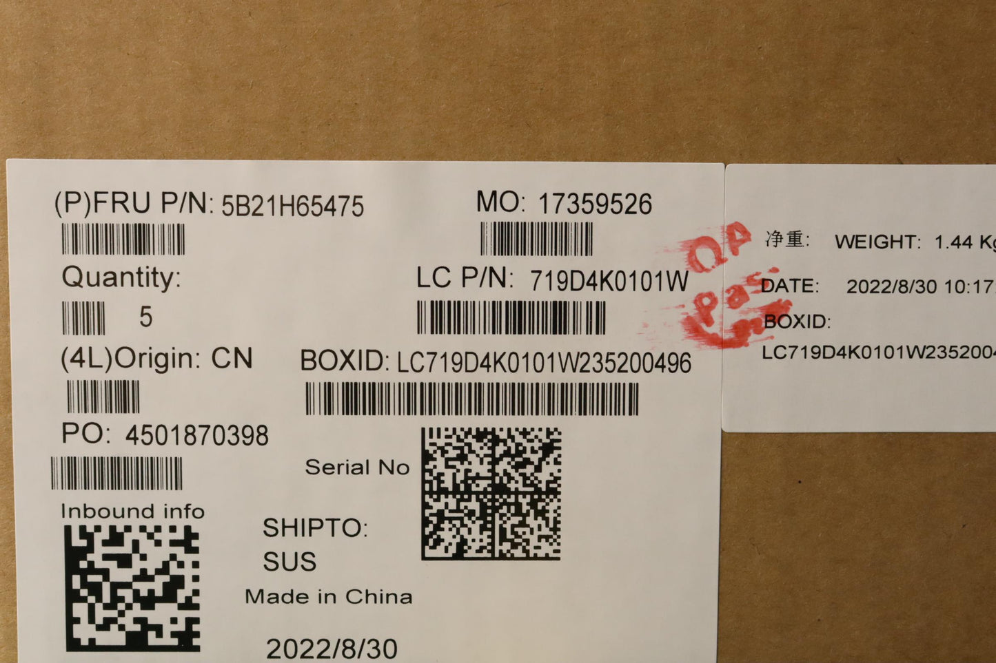 Lenovo Bdplanar I71280Pvp16Gqn20211Vp - 5B21H65475