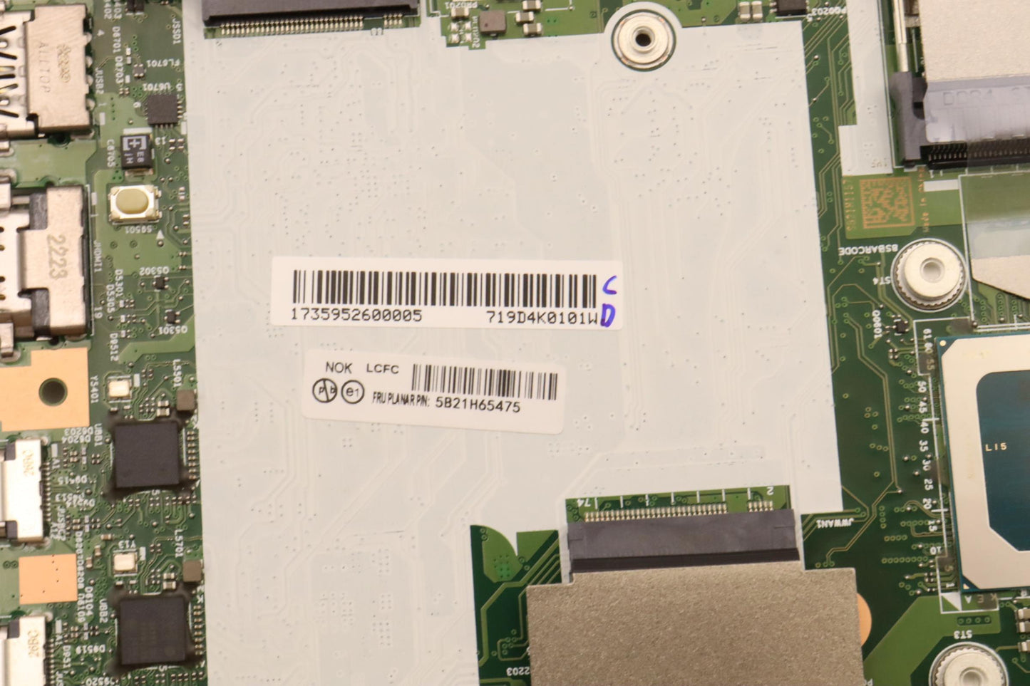 Lenovo Bdplanar I71280Pvp16Gqn20211Vp - 5B21H65475