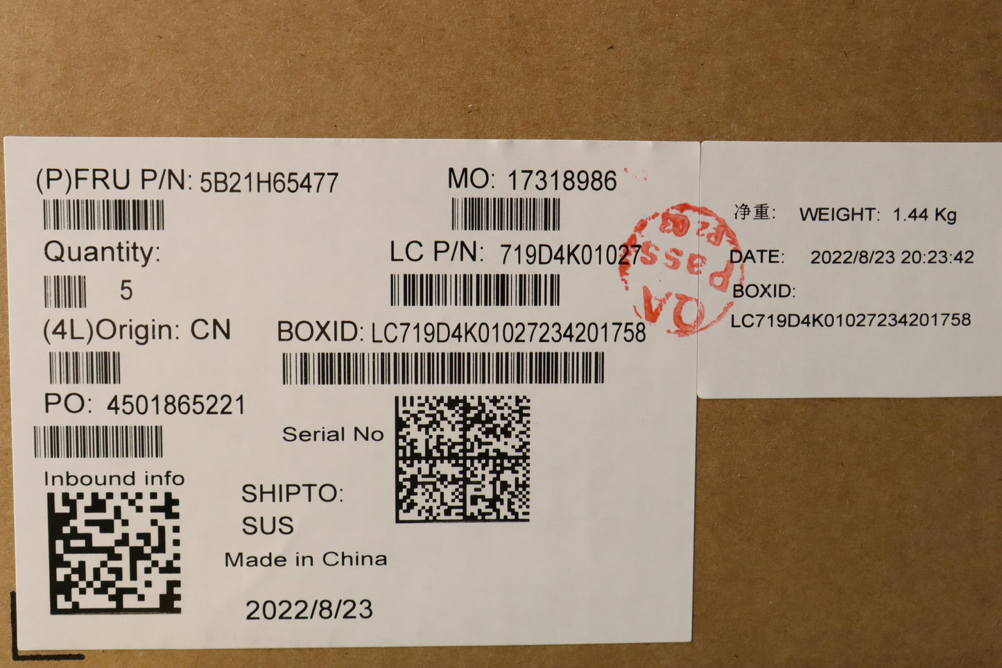 Lenovo Bdplanar I71280Pvp16Gqn20211Vp - 5B21H65477