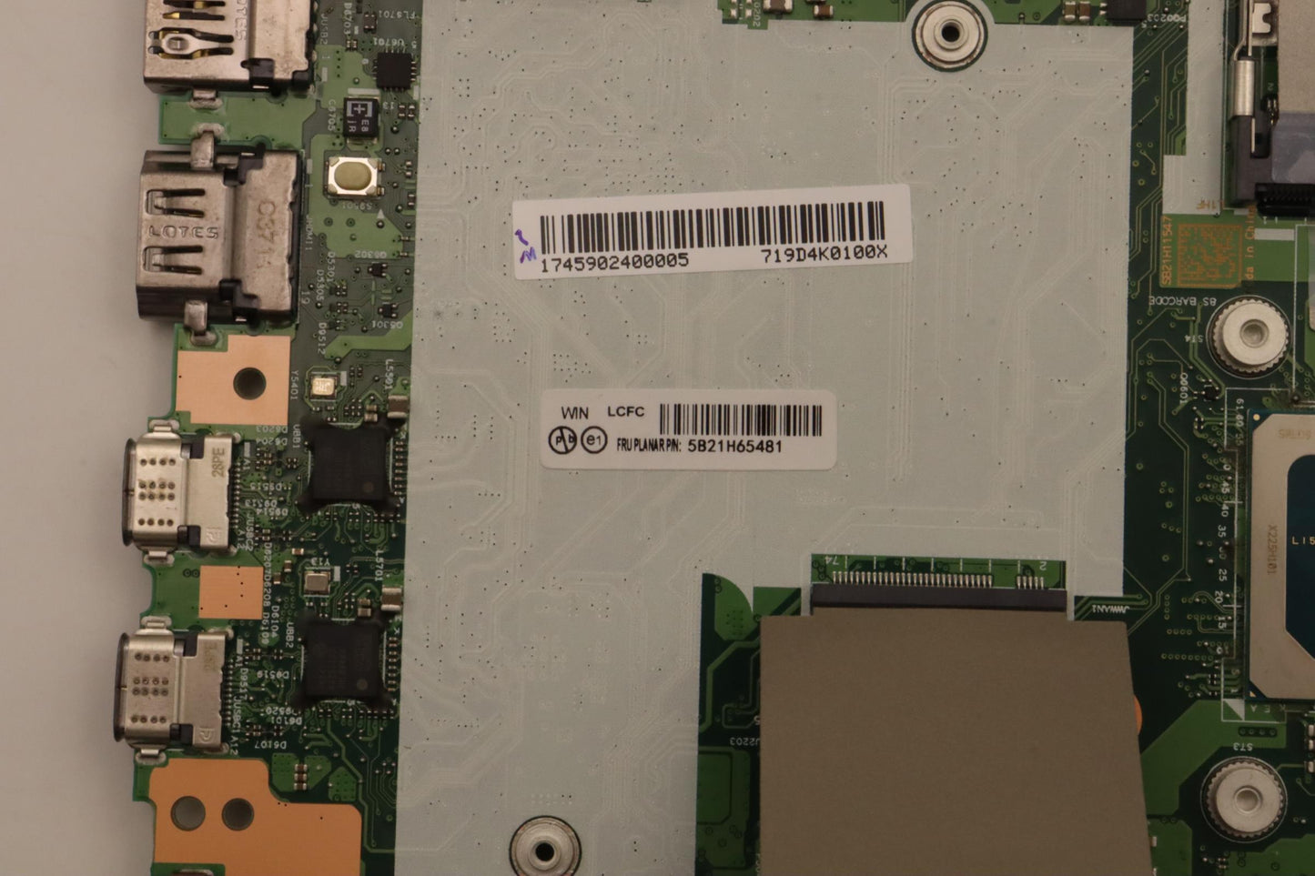 Lenovo Bdplanar I51240P,8G,Qn20,725Aw - 5B21H65481