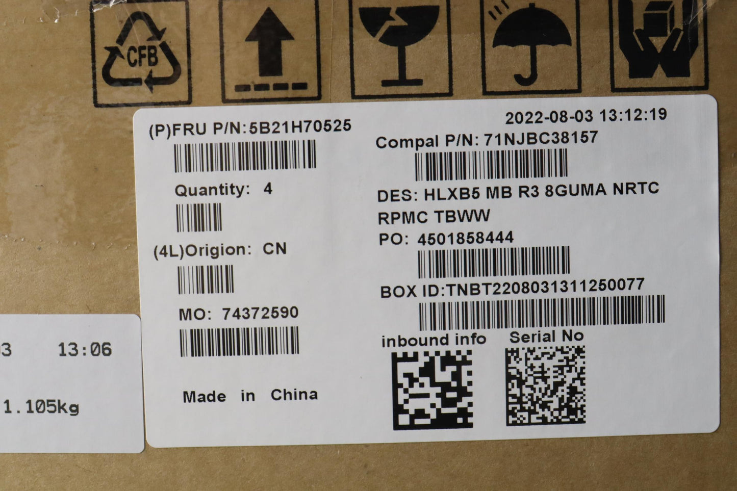 Lenovo Bdplanar Mbc21Dl Nok R3Uma8G_N - 5B21H70525