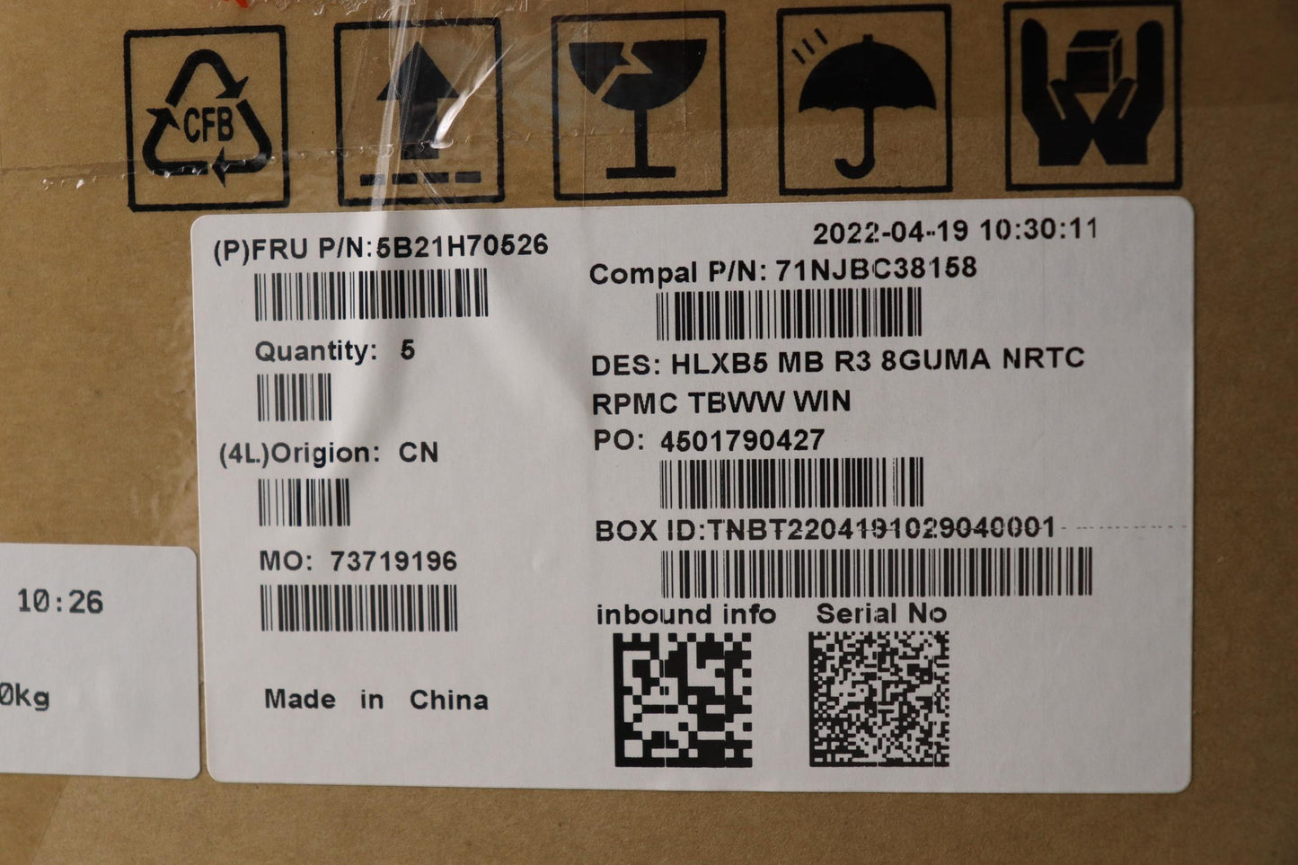 Lenovo Bdplanar Mbc21Dl Win R3Uma8G_N - 5B21H70526