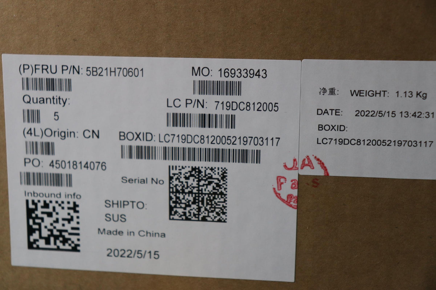 Lenovo Bdplanar Mbl82Ts Win I51235Uum - 5B21H70601