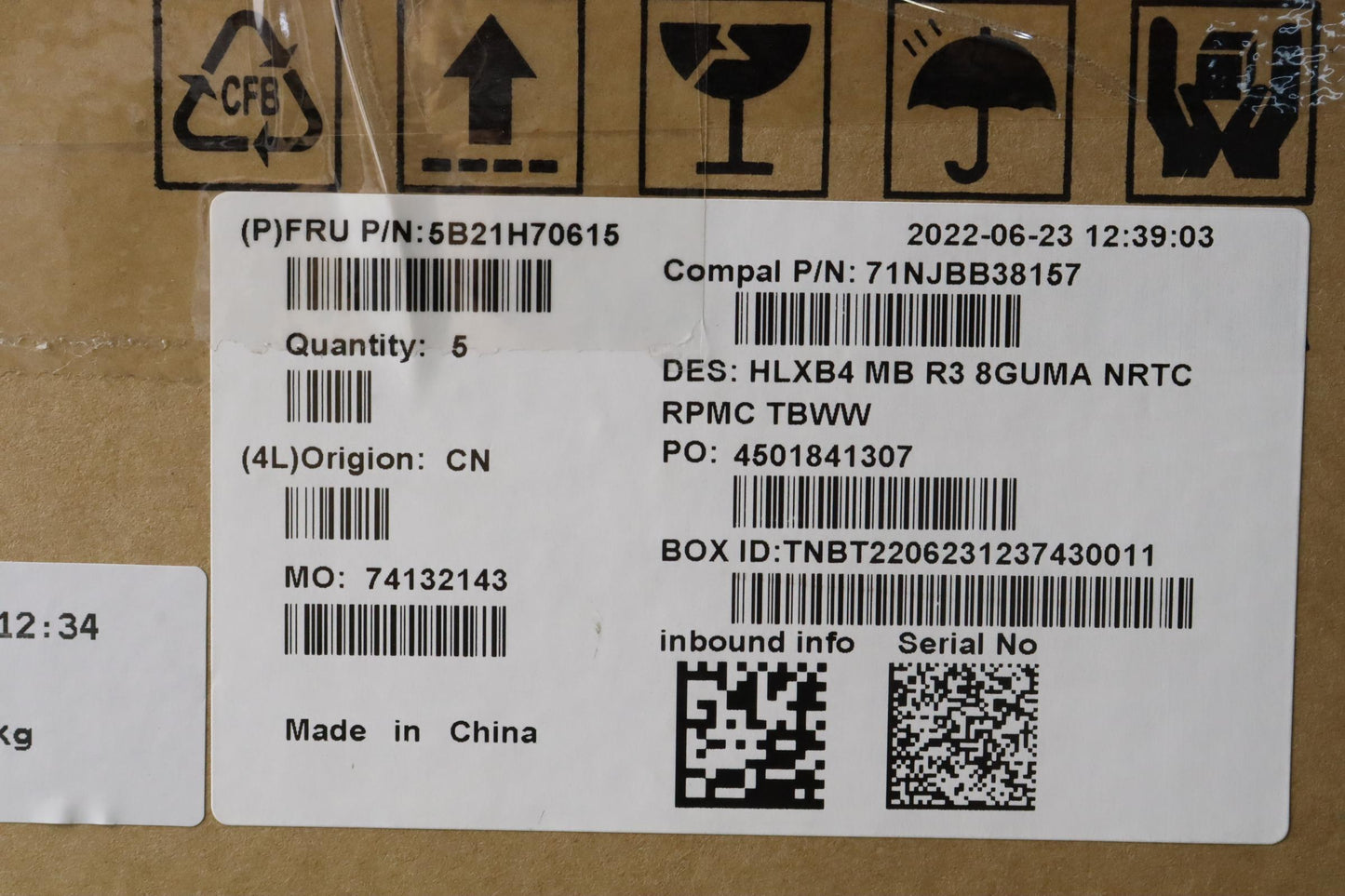 Lenovo Bdplanar Mbc21Dk Nok R3Uma8G_N - 5B21H70615