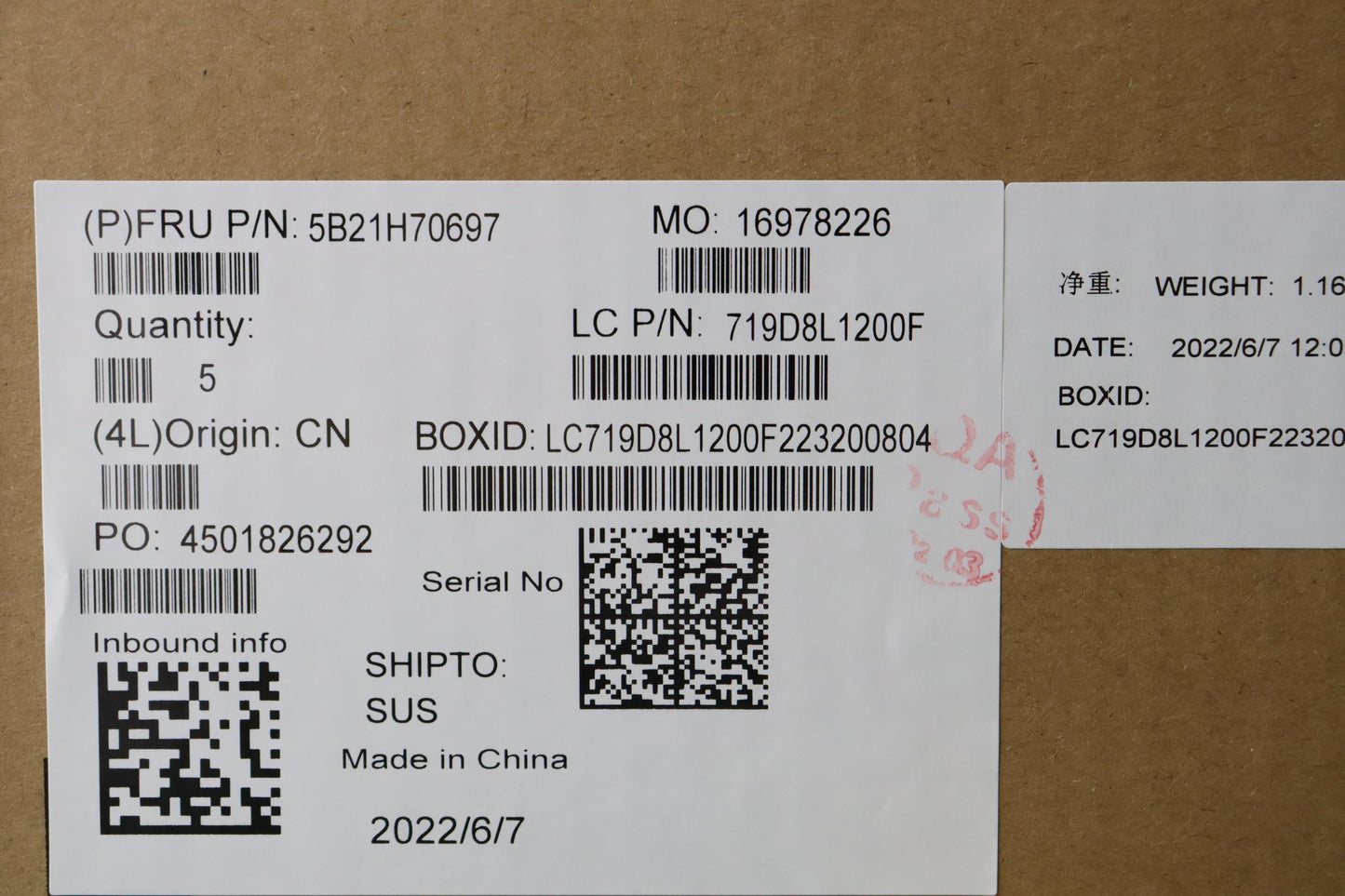 Lenovo Bdplanar Mb L82Sfnoki51235Umx5 - 5B21H70697