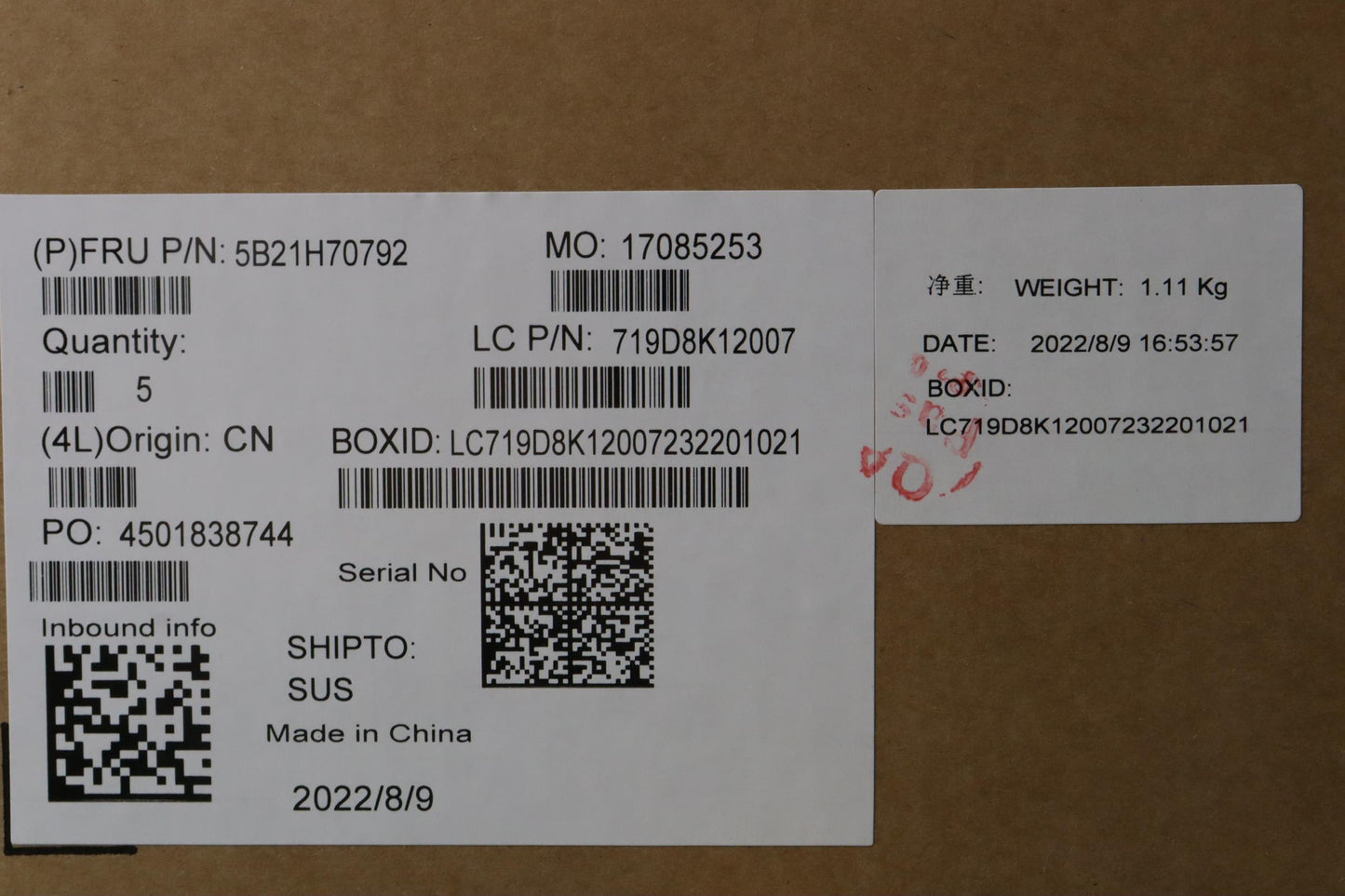 Lenovo Bdplanar Mb L82Qc Win Corei3Um - 5B21H70792